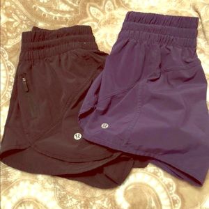 Lululemon tracker shorts 4”(2 pairs $88!!)
